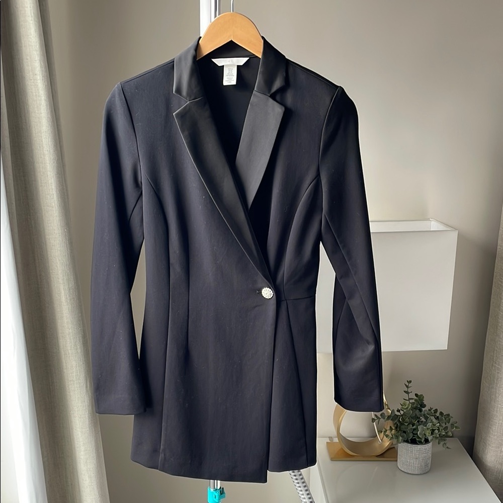Black Blazer Romper